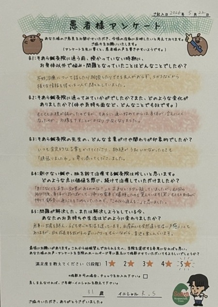 アンケート