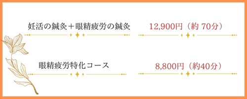 妊活のための眼精疲労鍼灸
